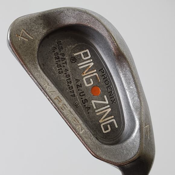 Ping Zing Single 4-Iron Orange Dot JZ Steel Shaft Stiff-Flex RH 38" (Bad Grip) - Picture 5 of 12